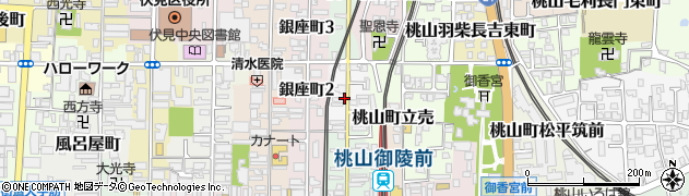 京都府京都市伏見区京町大黒町周辺の地図