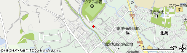 兵庫県加西市北条町北条443周辺の地図
