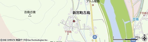 兵庫県たつの市新宮町吉島511周辺の地図