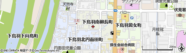 京都府京都市伏見区下鳥羽南柳長町100周辺の地図