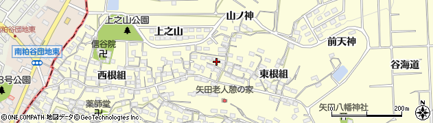 愛知県常滑市矢田東根組125周辺の地図