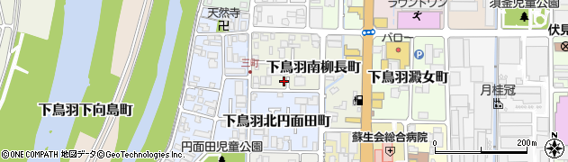 京都府京都市伏見区下鳥羽南柳長町113周辺の地図