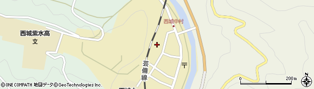 広島県庄原市西城町西城261周辺の地図