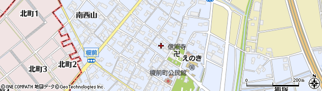 愛知県安城市榎前町（北榎）周辺の地図