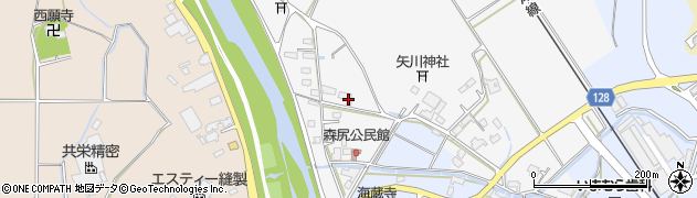 滋賀県甲賀市甲南町森尻329周辺の地図
