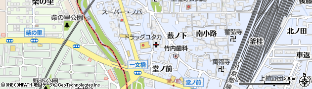 京都府向日市上植野町地後5周辺の地図