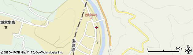 広島県庄原市西城町西城194周辺の地図