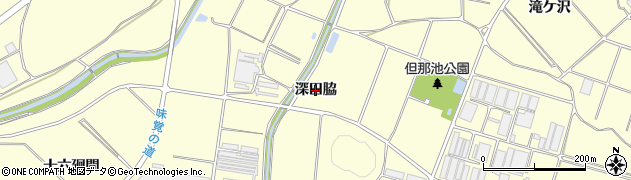 愛知県常滑市矢田（深田脇）周辺の地図