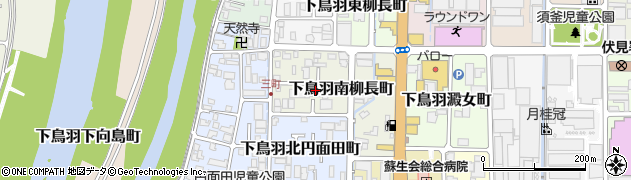 京都府京都市伏見区下鳥羽南柳長町85周辺の地図