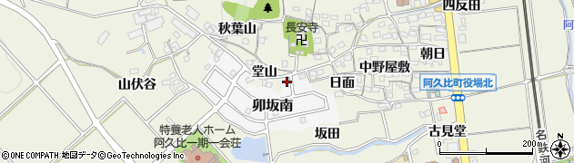 愛知県知多郡阿久比町卯坂南67周辺の地図