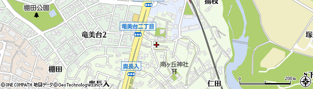 愛知県岡崎市大西町南ケ原25周辺の地図