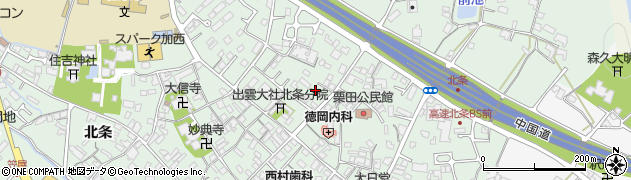 兵庫県加西市北条町北条823周辺の地図