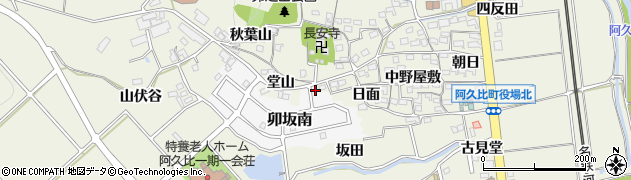 愛知県知多郡阿久比町卯坂南69周辺の地図