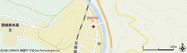 広島県庄原市西城町西城173周辺の地図