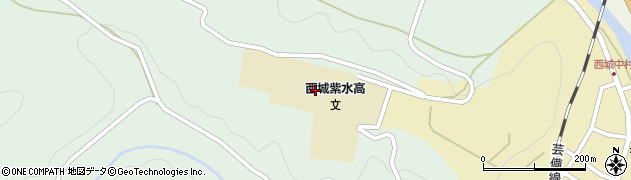 広島県立西城紫水高等学校　寄宿舎周辺の地図