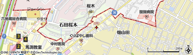 京都府宇治市六地蔵（町並）周辺の地図