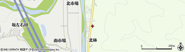 愛知県岡崎市桜井寺町（北林）周辺の地図
