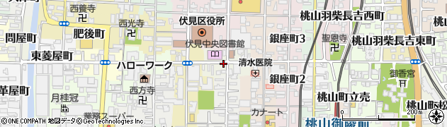 京都府京都市伏見区今町周辺の地図