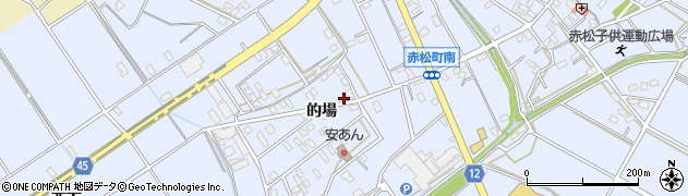 愛知県安城市赤松町的場43周辺の地図
