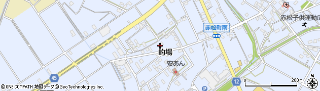 愛知県安城市赤松町的場36周辺の地図