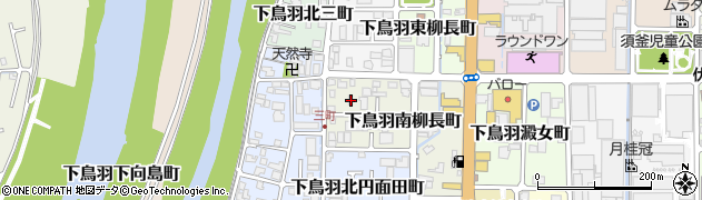 京都府京都市伏見区下鳥羽南柳長町32周辺の地図