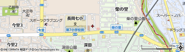 京都府長岡京市今里（三ノ坪）周辺の地図