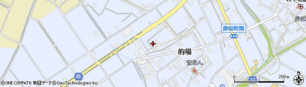 愛知県安城市赤松町的場18周辺の地図