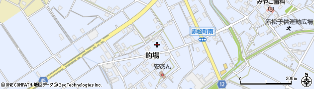 愛知県安城市赤松町的場44周辺の地図