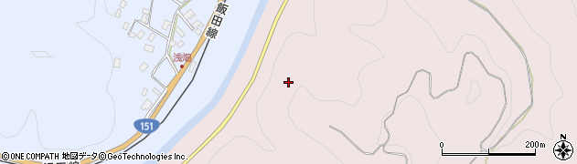 愛知県新城市大野（下楠）周辺の地図