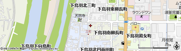京都府京都市伏見区下鳥羽南柳長町37周辺の地図