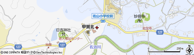 佐山郵便局 ＡＴＭ周辺の地図