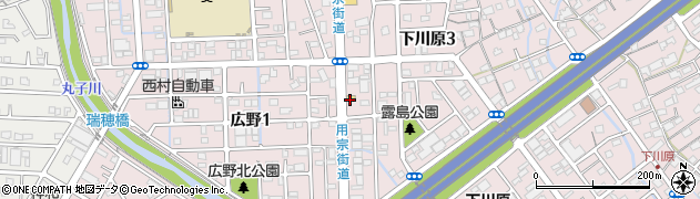 すき家静岡下川原店周辺の地図