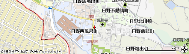 京都府京都市伏見区日野西大道町5周辺の地図