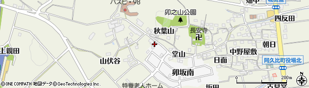 愛知県知多郡阿久比町卯坂南1周辺の地図