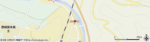 広島県庄原市西城町西城203周辺の地図
