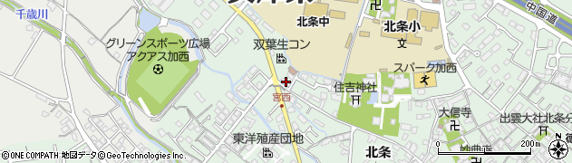 兵庫県加西市北条町北条638周辺の地図