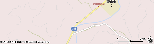 愛知県岡崎市夏山町（中王柿平）周辺の地図
