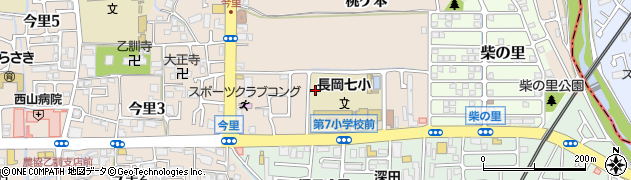 京都府長岡京市今里（北ノ町）周辺の地図