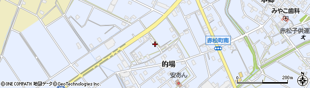 愛知県安城市赤松町的場12周辺の地図