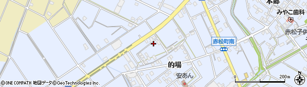 愛知県安城市赤松町的場11周辺の地図