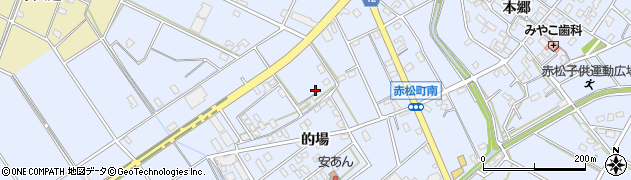 愛知県安城市赤松町的場50周辺の地図