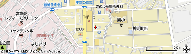 佛檀の天明堂高浜店周辺の地図