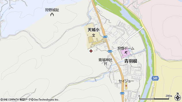〒410-3213 静岡県伊豆市青羽根の地図