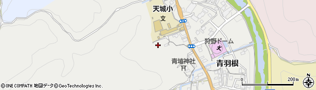 静岡県伊豆市青羽根周辺の地図