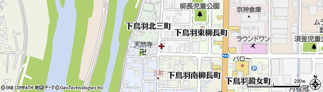 京都府京都市伏見区下鳥羽西柳長町216周辺の地図