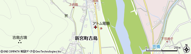 兵庫県たつの市新宮町吉島537周辺の地図