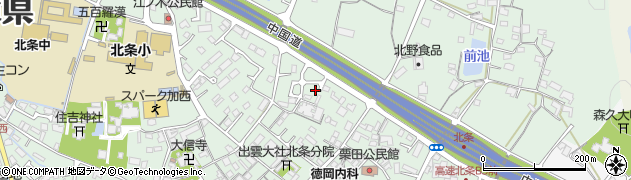 兵庫県加西市北条町北条831周辺の地図