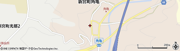 兵庫県たつの市新宮町角亀252周辺の地図