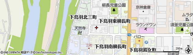 京都府京都市伏見区下鳥羽西柳長町200周辺の地図