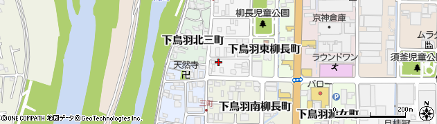 京都府京都市伏見区下鳥羽西柳長町197周辺の地図